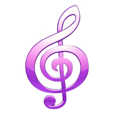 glitter symbol music purple cyberpunk sticker