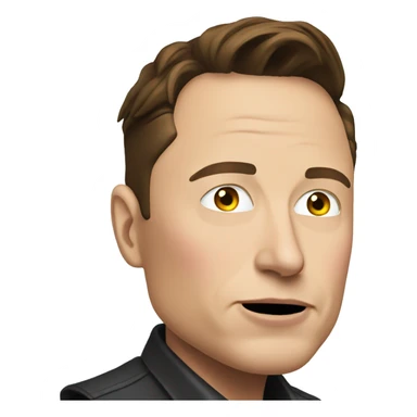 ELON MUSK WORKING ON PC sticker