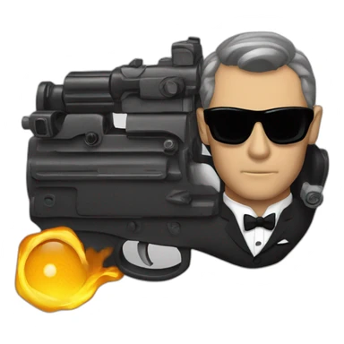 james bond 007 sticker