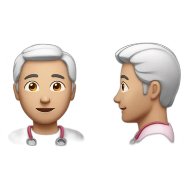 man with heart surgery sticker