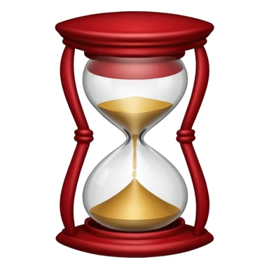 devi farmi queste emoji prendendo solo il loro bordo e rendendomele rosse scuro, le emoji in questione sono, la mazzetta di soldi e la clessidra, ti ridico io voglio solo i bordi  sticker