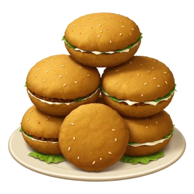 falafel pile sticker