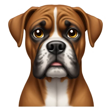 Boxer dog sticker