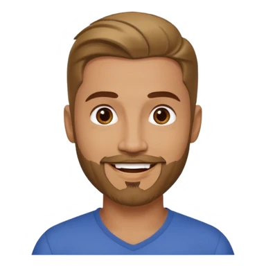 Marcus Patrick Osbourne, Male Actor and Model (b.1974) with goatee beard sticker