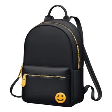 sac a dos plat noir sticker