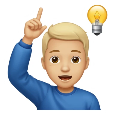 excited party face dabbing sticker