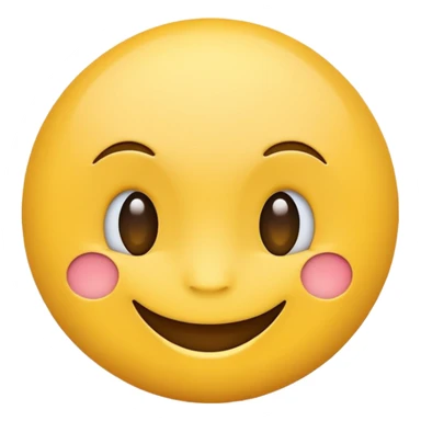 Make a emoji smile face without the eyes emoji sticker