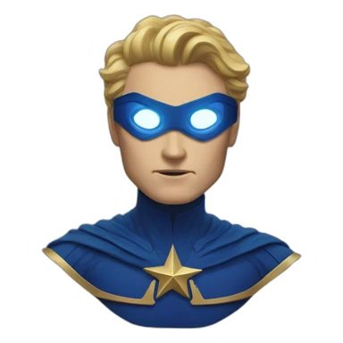 homelander with laser eyes sticker