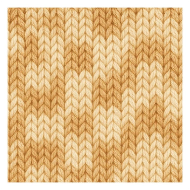 knitted sweater texture, seamless pattern, warm beige and cream tones, cozy autumn background, soft fabric style sticker