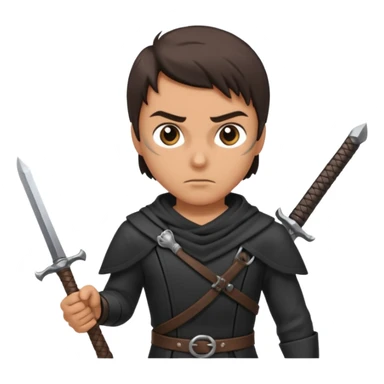 asasin with sword sticker