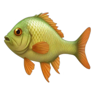 Poisson combattants sticker