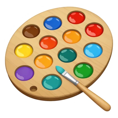 artist's palette sticker