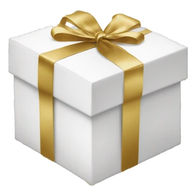 Dior logo white and gold gift box sticker