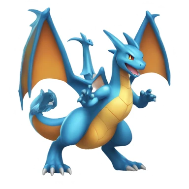  Shiny Mega Charizard Y full body sticker