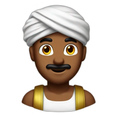 Super-Mario-with-turban-sudanese sticker