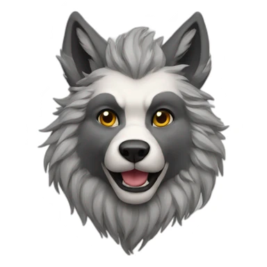 Lobo bello sticker