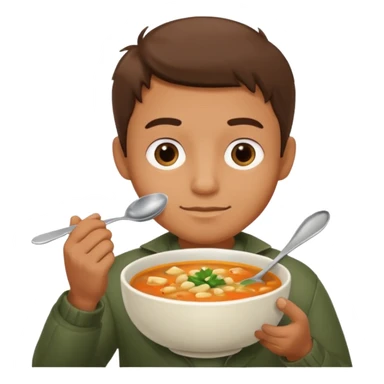 Çorba içen adam sticker