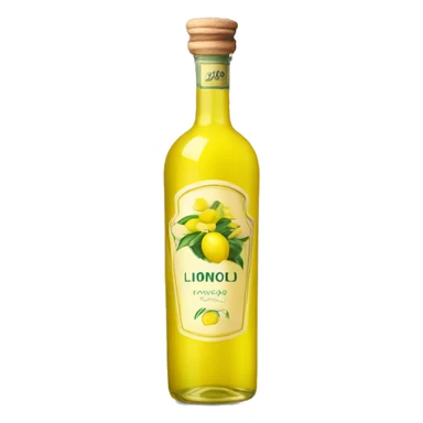 a single bottle of limoncello sticker