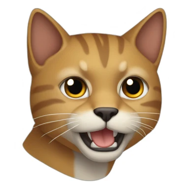 Gato furioso sticker