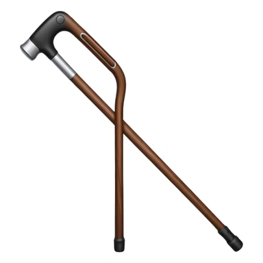 black walking stick sticker