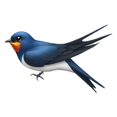 swallow bird sticker