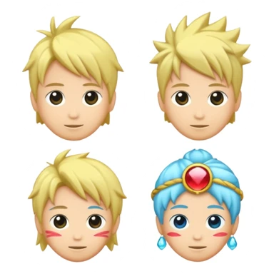 luzes japonesas roxas e ciano sticker