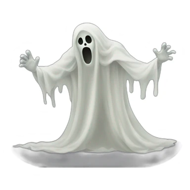 ghost dead no sheet sticker