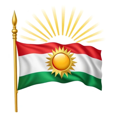 Kurdistan Flagge  sticker