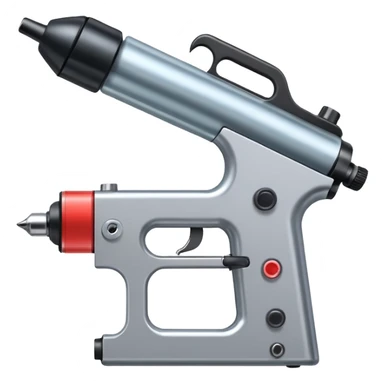 tattoo needle in portable tatto gun sticker