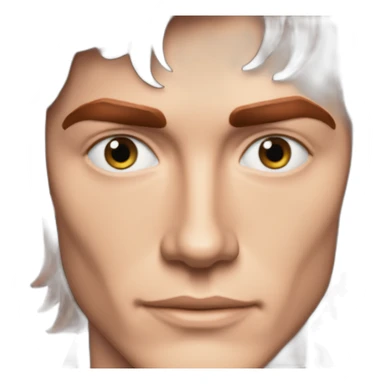 Alain delon young blue eyes red hair farmer sticker