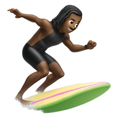 Boogie board surfing sticker
