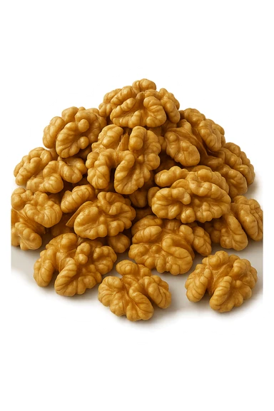 montagna di noci sbucciate, iperrealistici 4k sticker