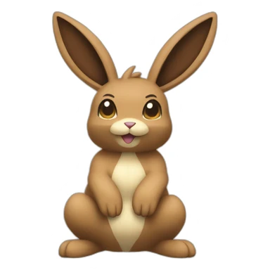 A lopunny pokemon sticker