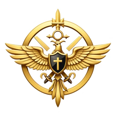 dominus' emblem holy with a touch of black sticker