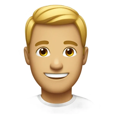 US man smiling sticker