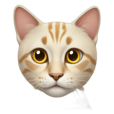 A cat very surprising sticker