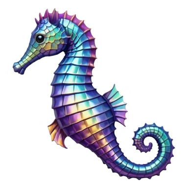 Seahorse emoji sticker