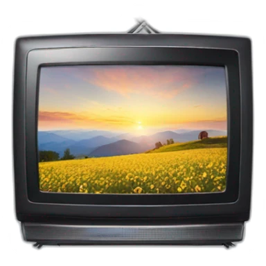 LG brand  television  sticker