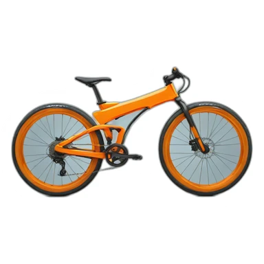 Giant anthem Orange bike sticker