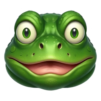 Enfadado sapo sticker