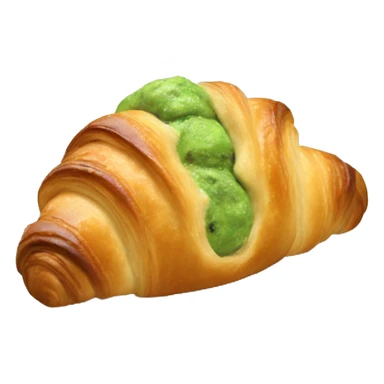 Pistachio croissant  sticker