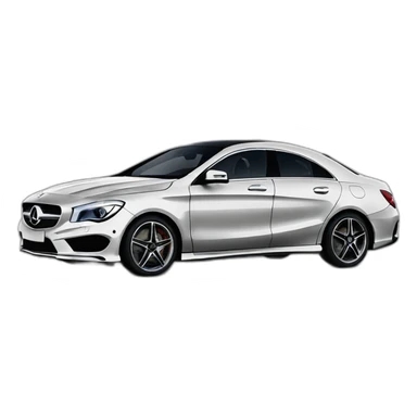 Coche mercedes cla sticker