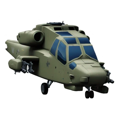 Apache helicopter sticker