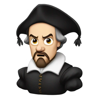 William Shakespeare angry sticker