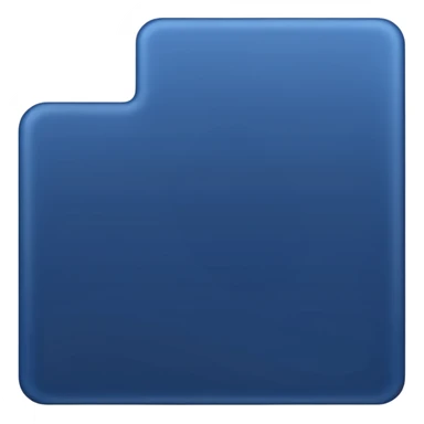 a dark blue file with blank name label on it sticker