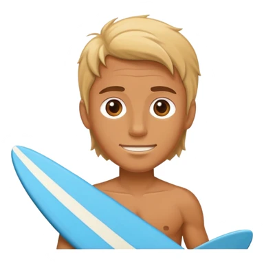 surfer face sticker