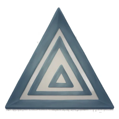 Triangle careful sticker