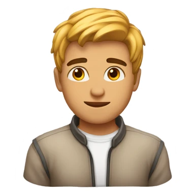 Hombre joven enamorado  sticker