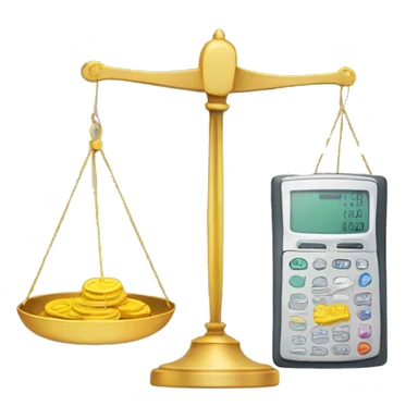 scales, on one side is a phone, on the other is a hard drive sticker