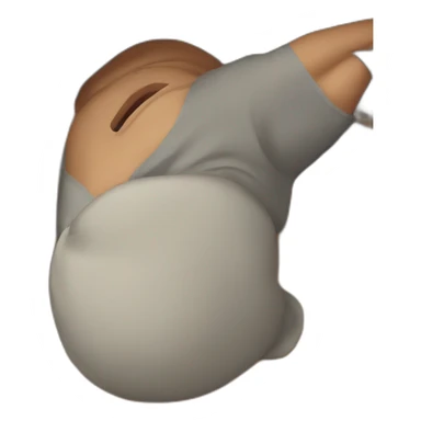 Drunk man sleeping under a table sticker